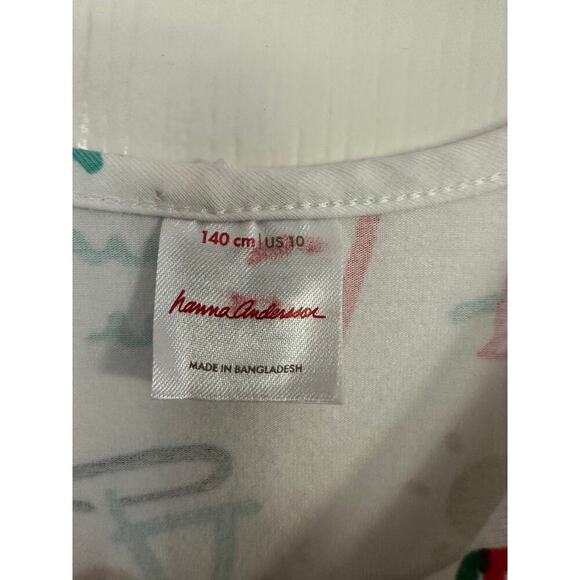Hanna Andersson Girls Sleeveless Pocket Tank Dress Size 10 - Picture 5 of 7